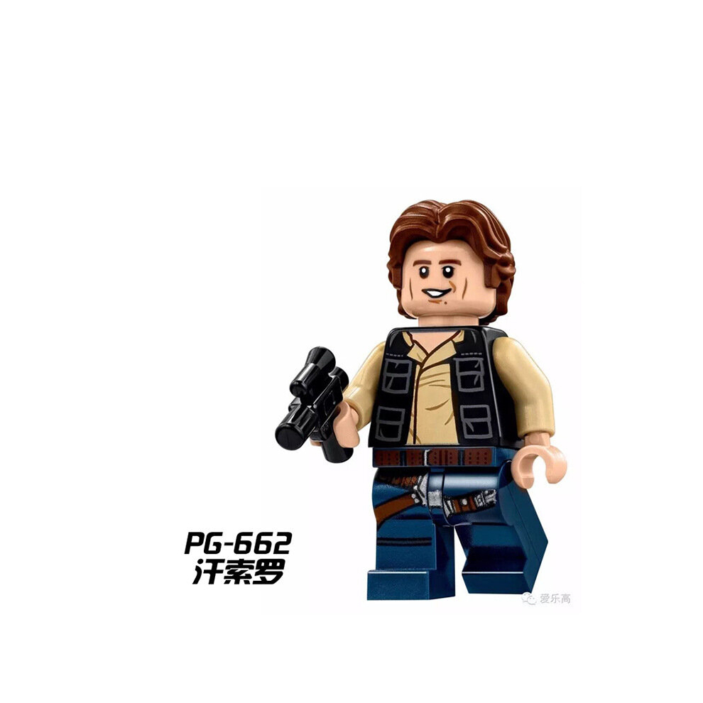 (Star Wars-PG662 Han Solo) Star Wars Minifigures Buliding Blocks Bricks Figures Darth Vader