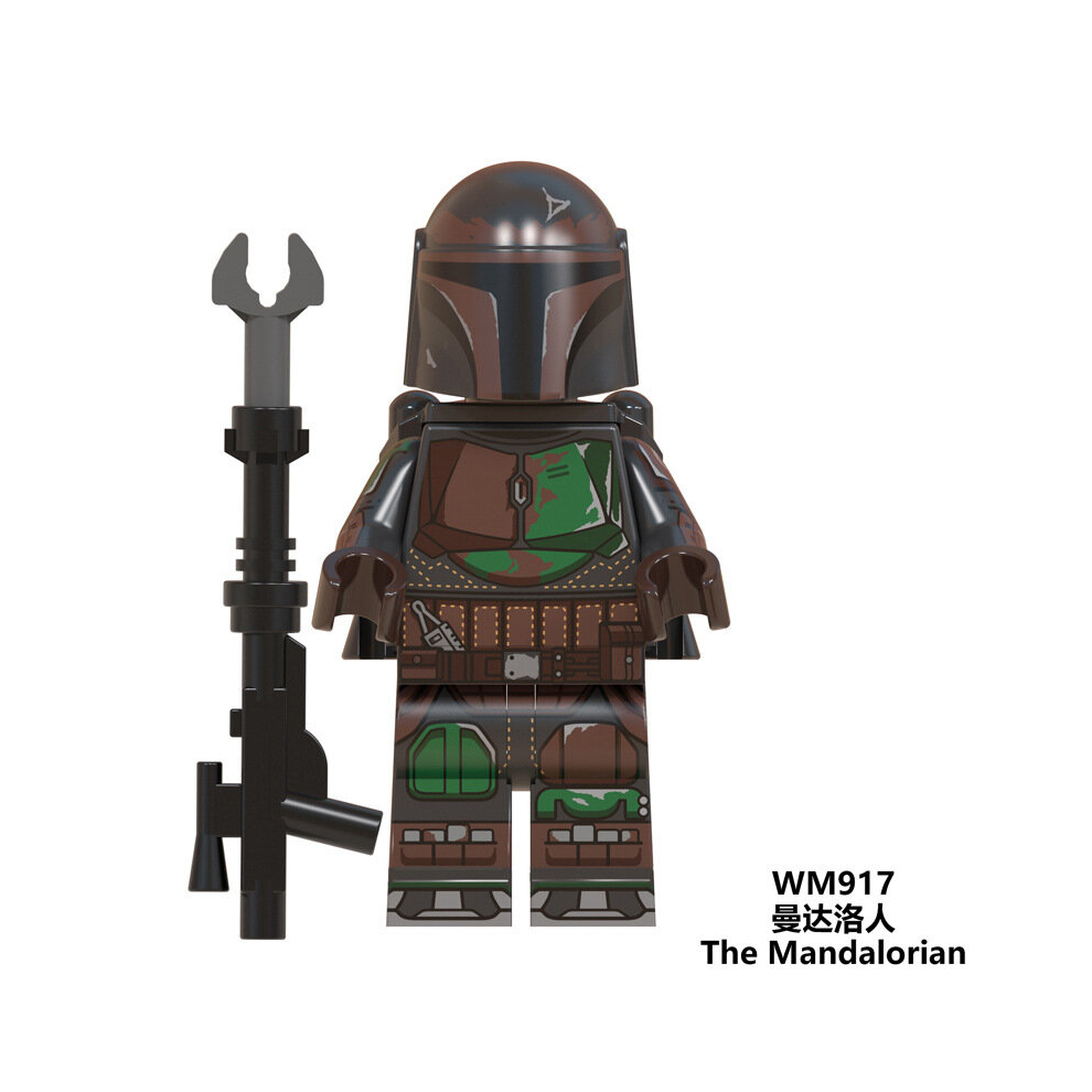 (Star Wars-WM917 Mandalorian) Star Wars Minifigures Buliding Blocks Bricks Figures Darth Vader