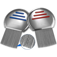 Lice Comb Stainless Steel Professional Lice Combs And Head Lice Treatment To Effectively Get Rid Of Hair Lice And Nits, Best Results For Infection And