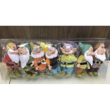 7pcs Disney Snow White And The Seven Dwarfs Action Figure Toys 15cm Princess Pvc Dolls Collection Toys For Kids Birthday Gift