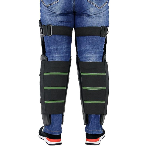 2 Pcs Pu Leather Waterproof Kneepad Winter Keep Warm Motorcycle Rider Knee Protective Pads 2