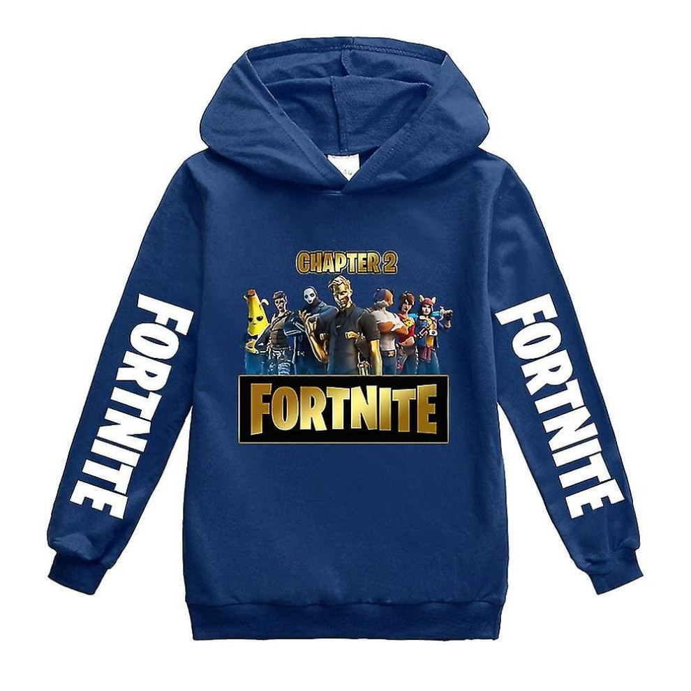 (Style 2, Size 160) Kids Hoodies For Boys Fortnite Hooded Sweatshirt Cotton Hoodies Spring Clothes Girls Long Sleeve Tops Children Casual Outfits
