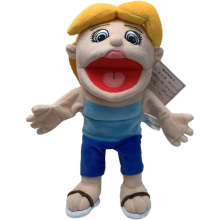 ( Jeffy's Mom) Jeffy Puppet Plush Toy Doll Soft Stuffed Hand Puppet