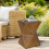 Lightweight Concrete Accent Table for Indoor Sofa Side Table Outdoor 2
