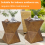 Lightweight Concrete Accent Table for Indoor Sofa Side Table Outdoor 3