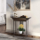 2 Tiers Classic Bamboo Console Table with Drawer Hallway Living Room 3