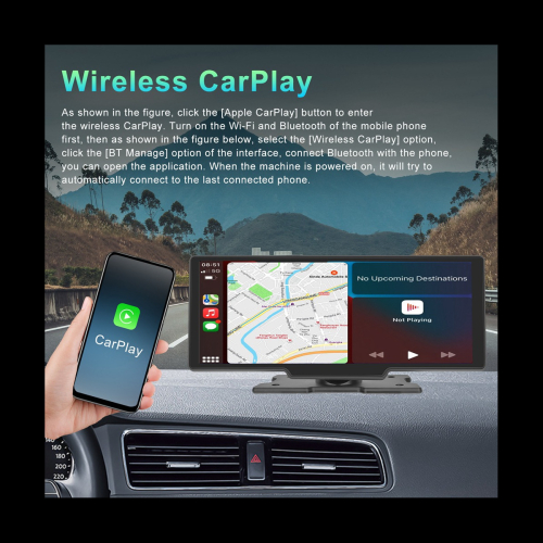 10.26Inch Wireless Carplay & Android Auto Car Stereo