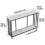 120cm Long 2 Tier Console Entry Table with Metal Black Frame SofaTable 6