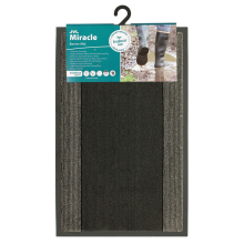 JVL Miracle Barrier Door Mat 40 x 60 cm Charcoal