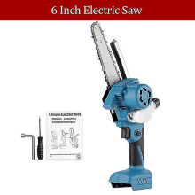 6 Inch Brushless Electric Saw For Makita 18v Battery.automatic Oiler Handheld Garden Logging Chainsaw Wood Cutting Power Tool