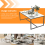 (White) Rectangular Sofa Side Coffee Table Sintered Stone 5