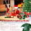 Costway 5FT Pre-Lit Christmas Tree Fiber Optics Xmas Tree with 8 Lighting Modes 7