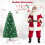 Costway 5FT Pre-Lit Christmas Tree Fiber Optics Xmas Tree with 8 Lighting Modes 3