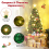 Costway 5FT Pre-Lit Christmas Tree Fiber Optics Xmas Tree with 8 Lighting Modes 5
