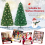 Costway 6FT Pre-Lit Christmas Tree Fiber Optics Xmas Tree with 8 Lighting Modes 2