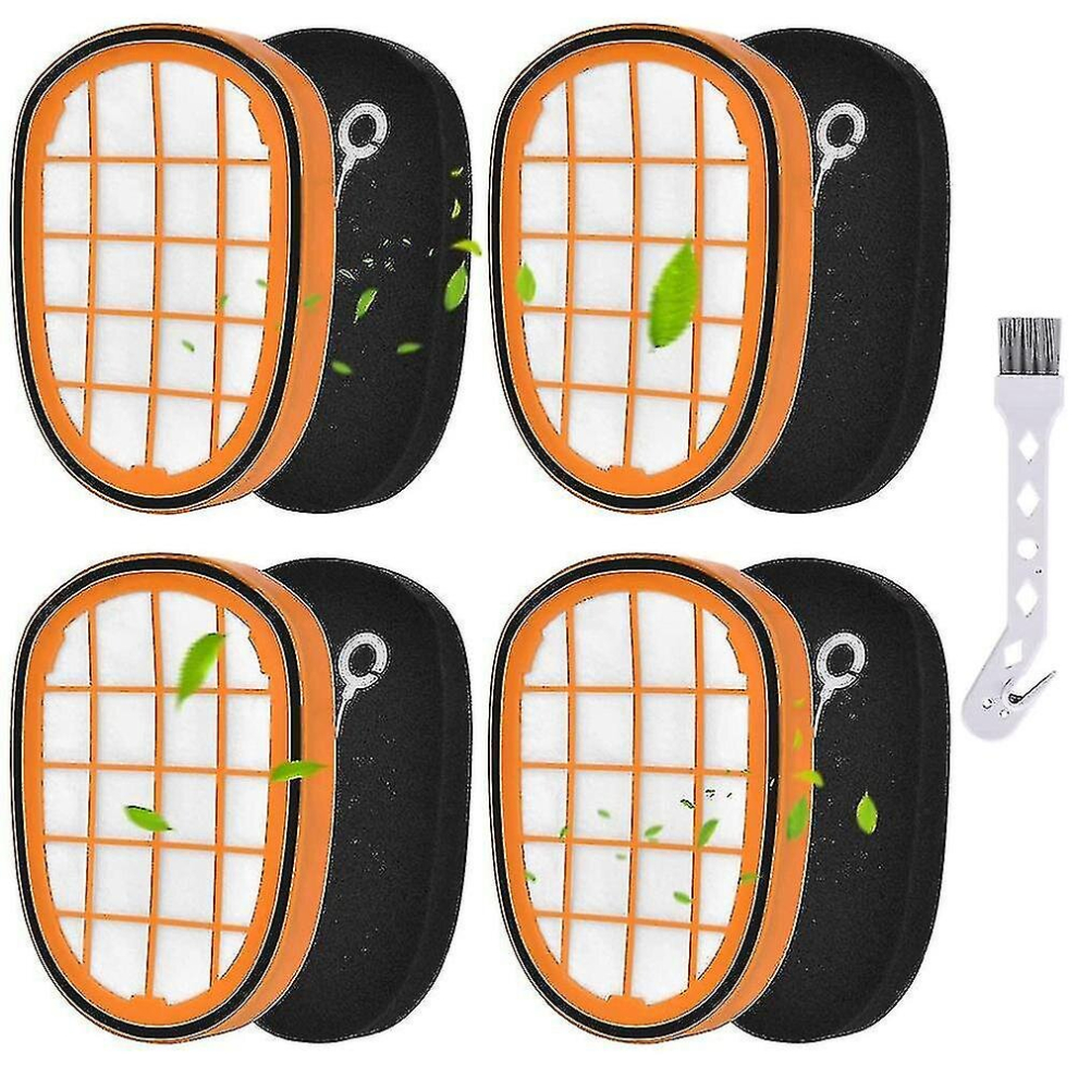 4 Pack Filters For Philips Speedpro Max Aqua Handheld Fc6812 Fc6813-image-OPC-PCPYT8K-NEW