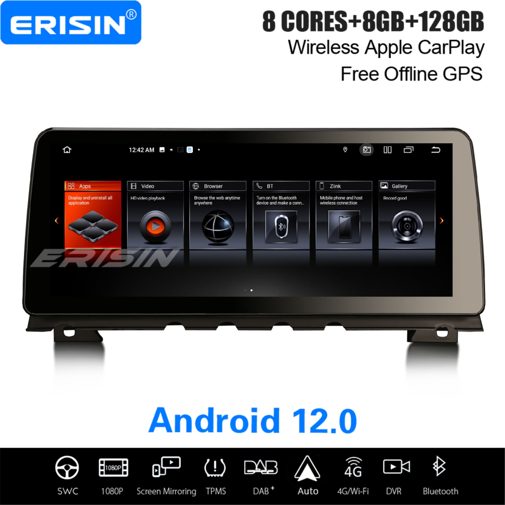 12.3" Ips 8-Core Android 12 Car Stereo For Bmw 7 Series F01/F02 Nbt Dab+ Satnav Carplay&Android Auto Wifi 8Gb+128Gb 737655236903