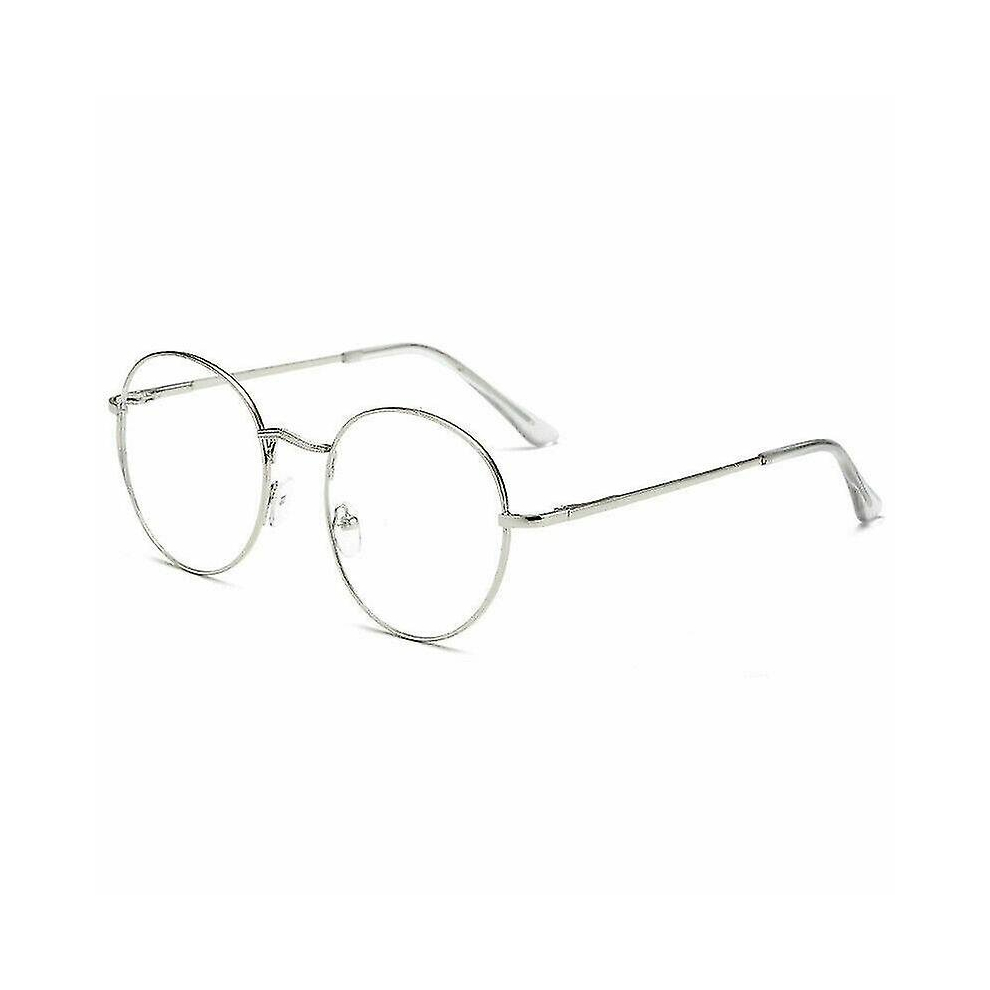 Clear Unisex Myopia Glasses Reading Glasses Nearsight Eyewear Round Frames