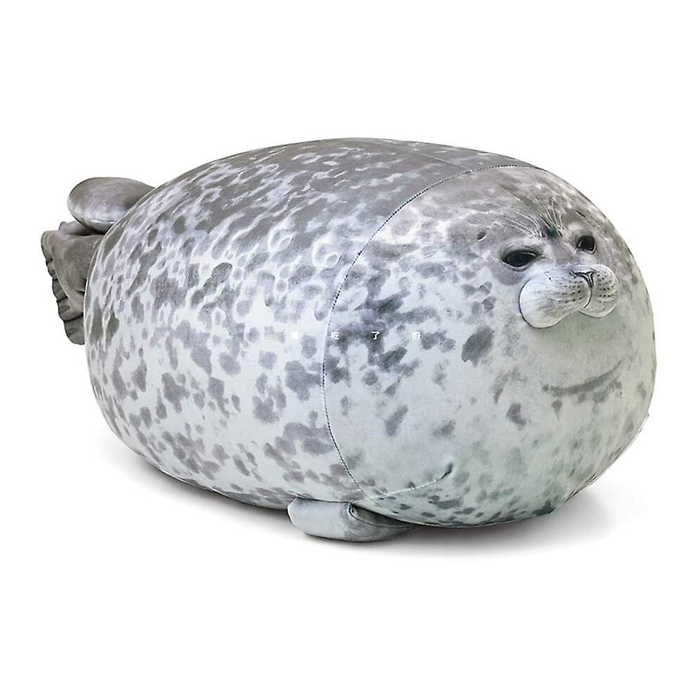 60cm Seal Animal Pillow, Chubby Blob Seal Pillow Cute Seal Stuffed Animal Cotton Plush Toy Pillow Comfortable Soft Seal Hugging Pillow Back Cushion, G