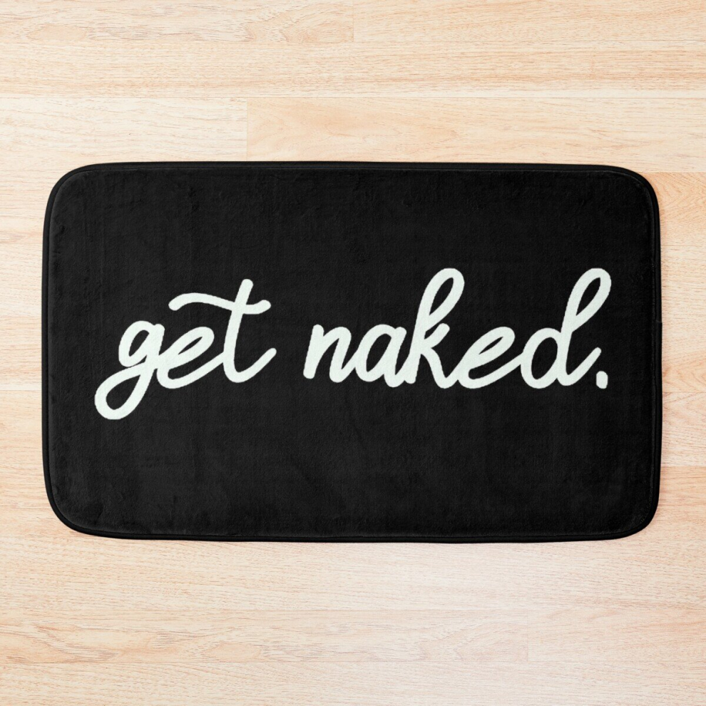 Bath Mat Get Naked. 20 x 31 inch Non-slip Bathroom-image-OPC-PCPZ7T7-NEW