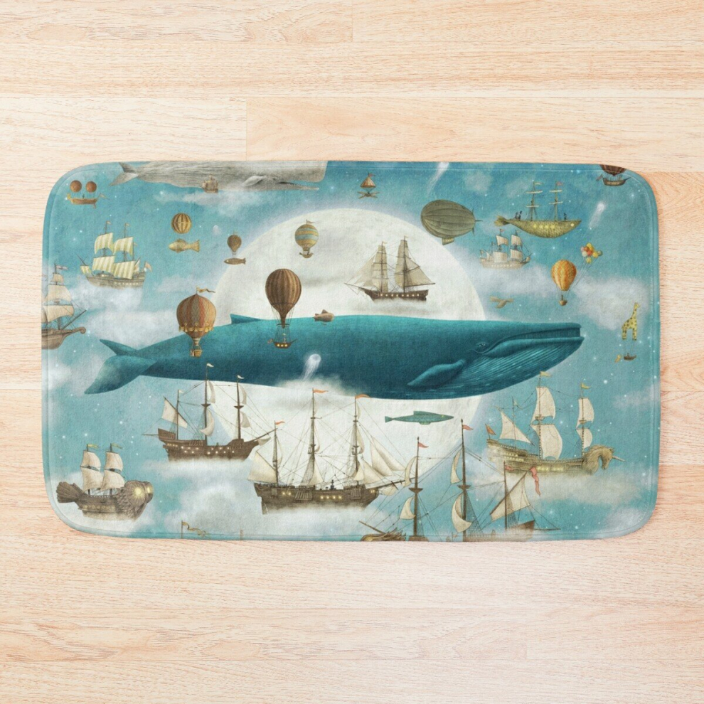 Bath Mat Ocean Meets Sky - Book 20 x 31 inch Non-slip Bathroom-image-OPC-PCPZ7WY-NEW