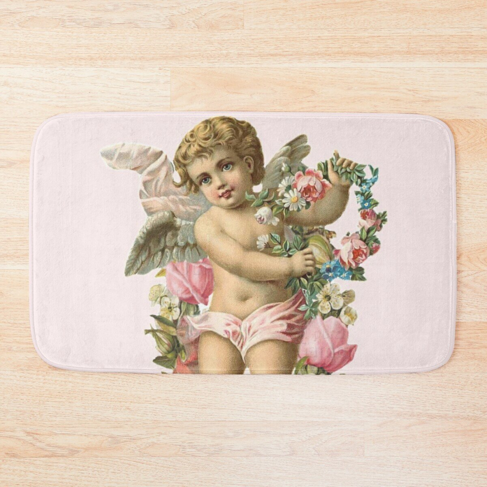 Bath Mat Baby Angel 20 x 31 inch Non-slip Bathroom