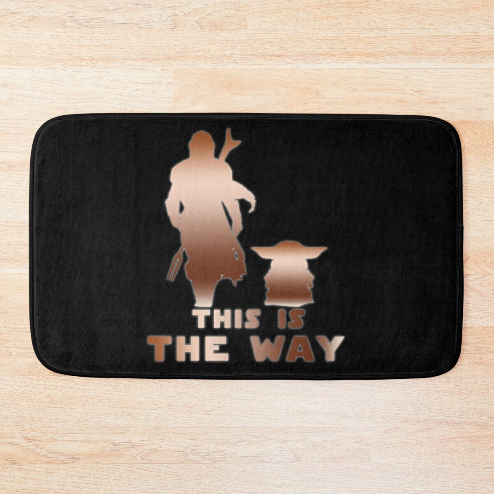 Bath Mat Mando (Variant) This is The Way 20 x 31 inch Non-slip Bathroom-image-OPC-PCPZ8GW-NEW