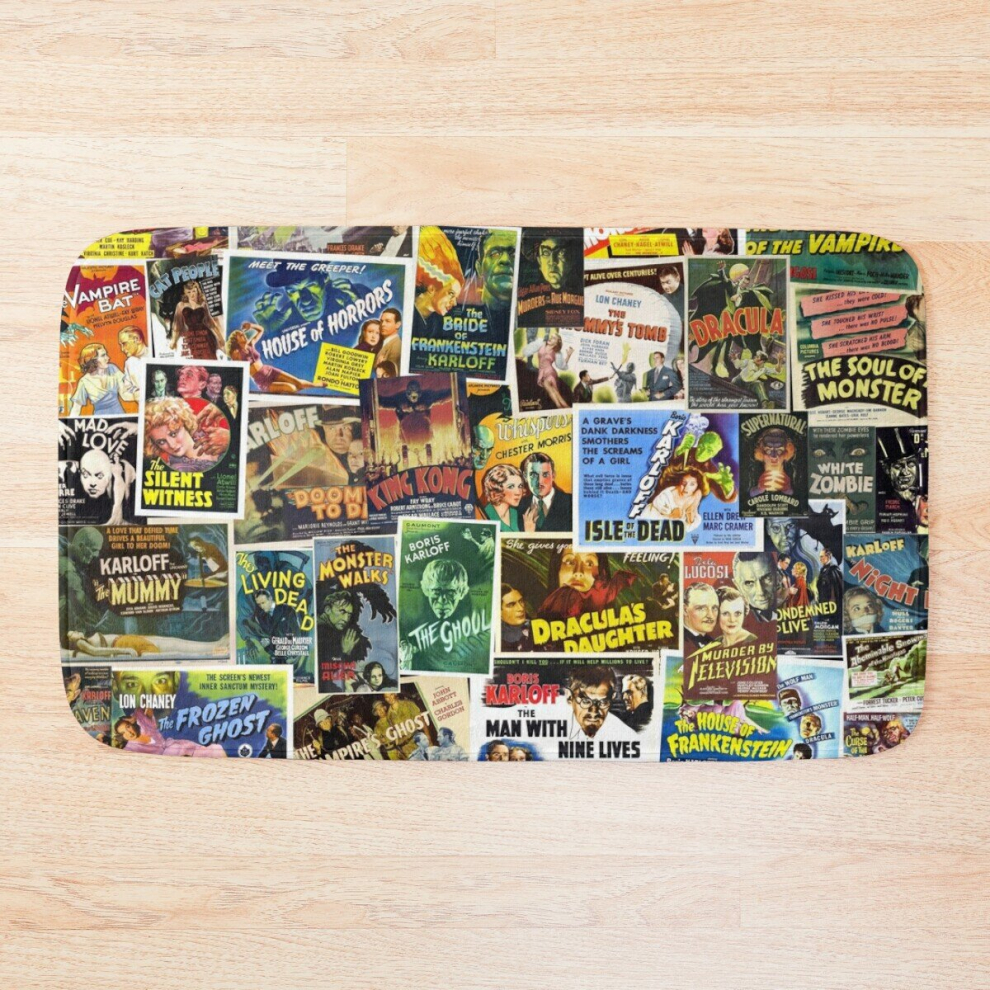 Bath Mat Vintage Horror 20 x 31 inch Non-slip Bathroom-image-OPC-PCPZ9JJ-NEW