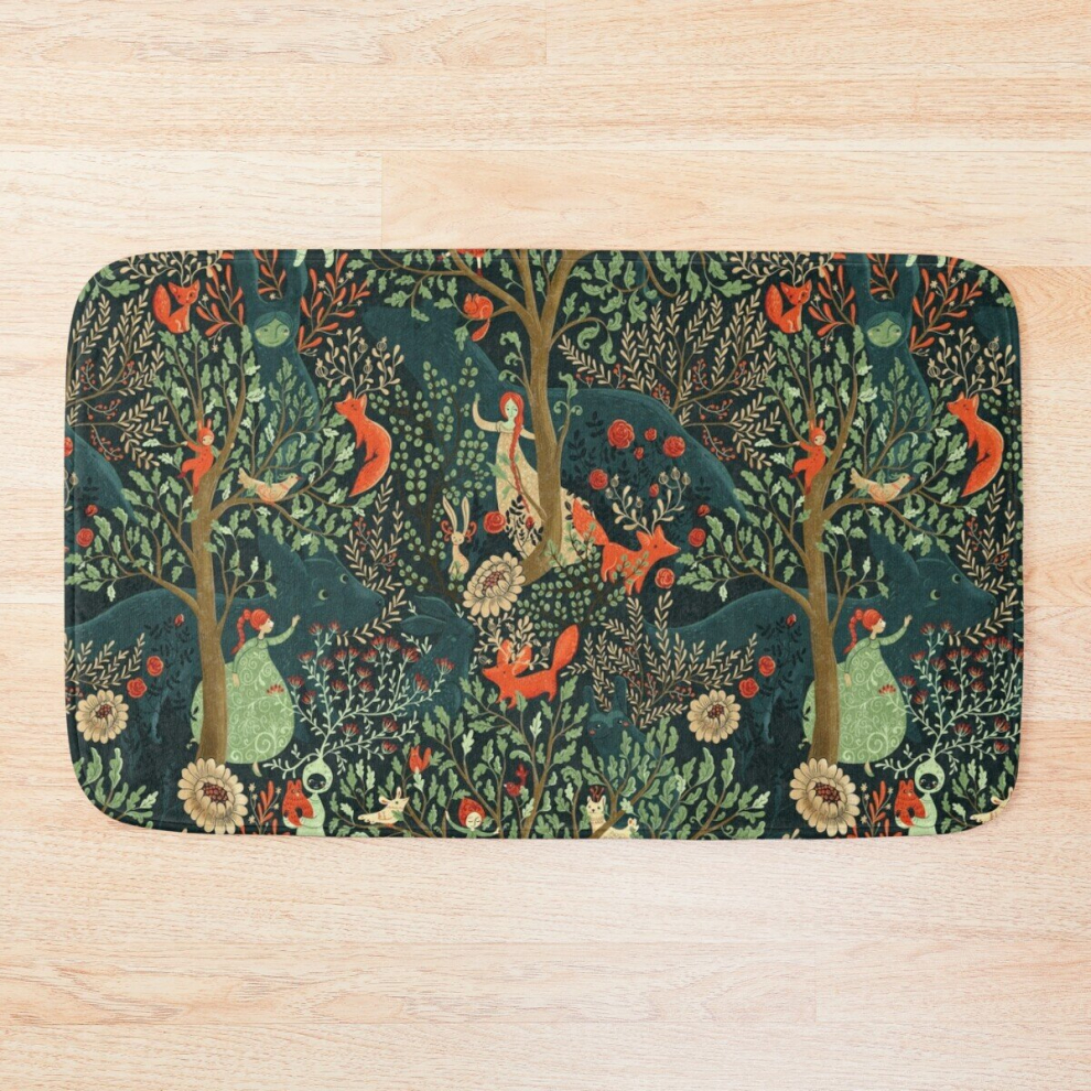 Bath Mat Whimsical Wonderland 20 x 31 inch Non-slip Bathroom-image-OPC-PCPZ9SW-NEW
