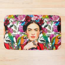 Bath Mat frida.forever 20 x 31 inch Non-slip Bathroom
