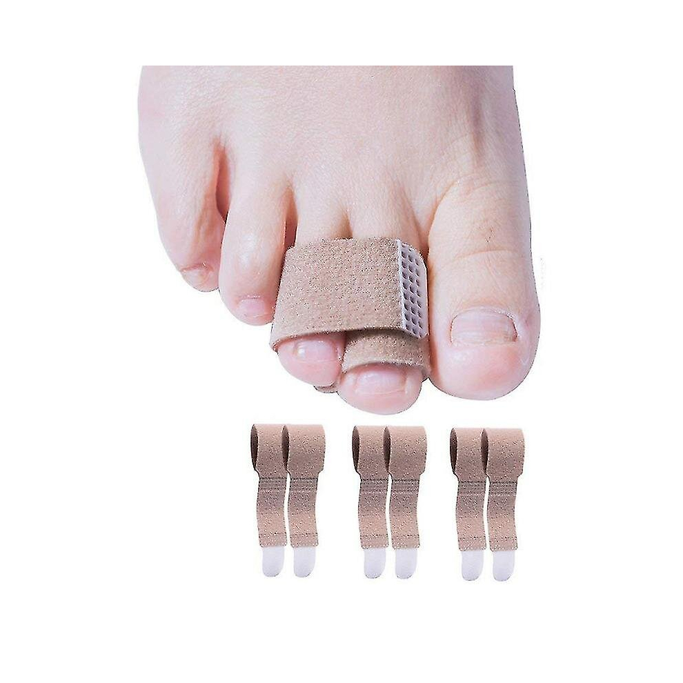 6-pack Of Hammer Toe Straighteners For Straightening Hammer Toes, Broken Toes, Crooked Toes And Overlapping Toes