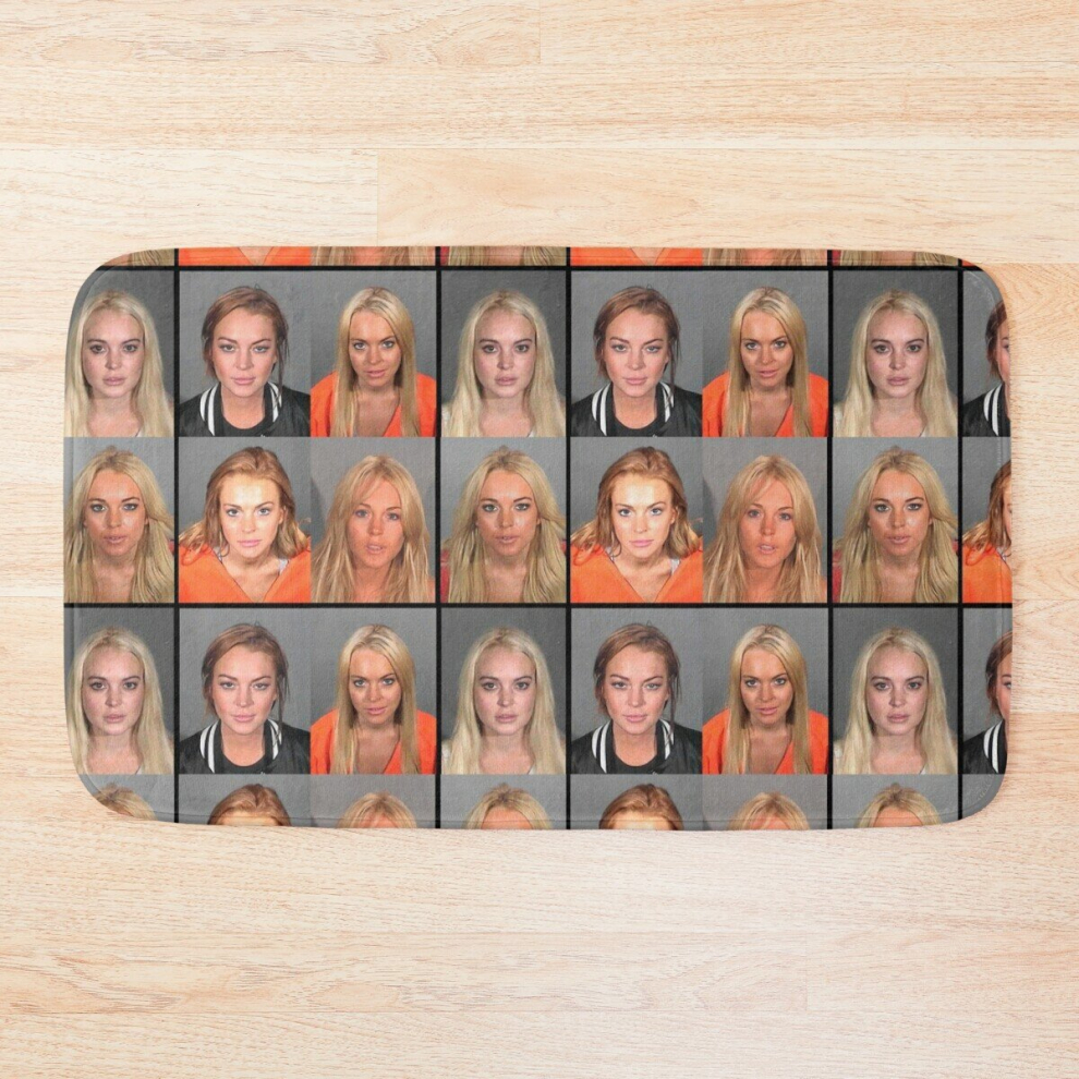 Bath Mat LINDSAY LOHAN MUGSHOTS 20 x 31 inch Non-slip Bathroom-image-OPC-PCPZ98S-NEW