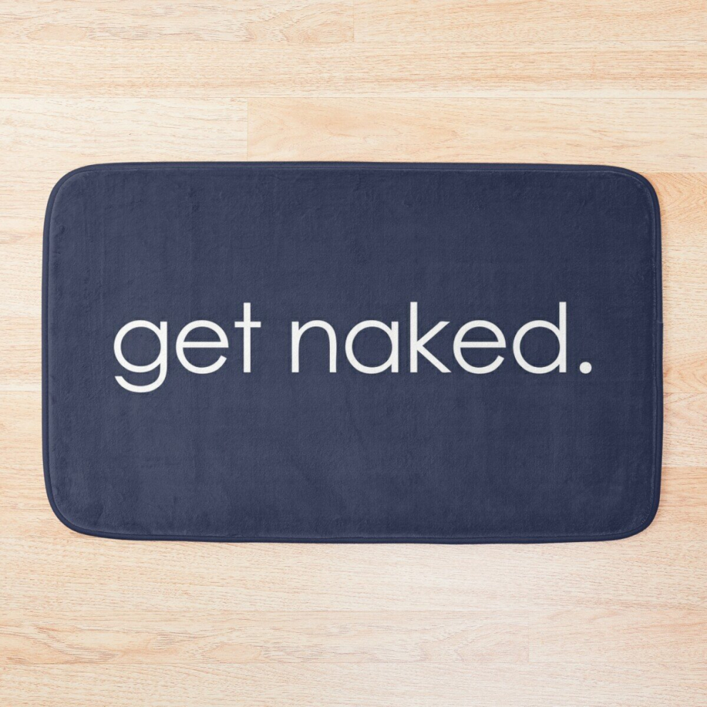 Bath Mat Get Naked 20 x 31 inch Non-slip Bathroom-image-OPC-PCPZ9BN-NEW