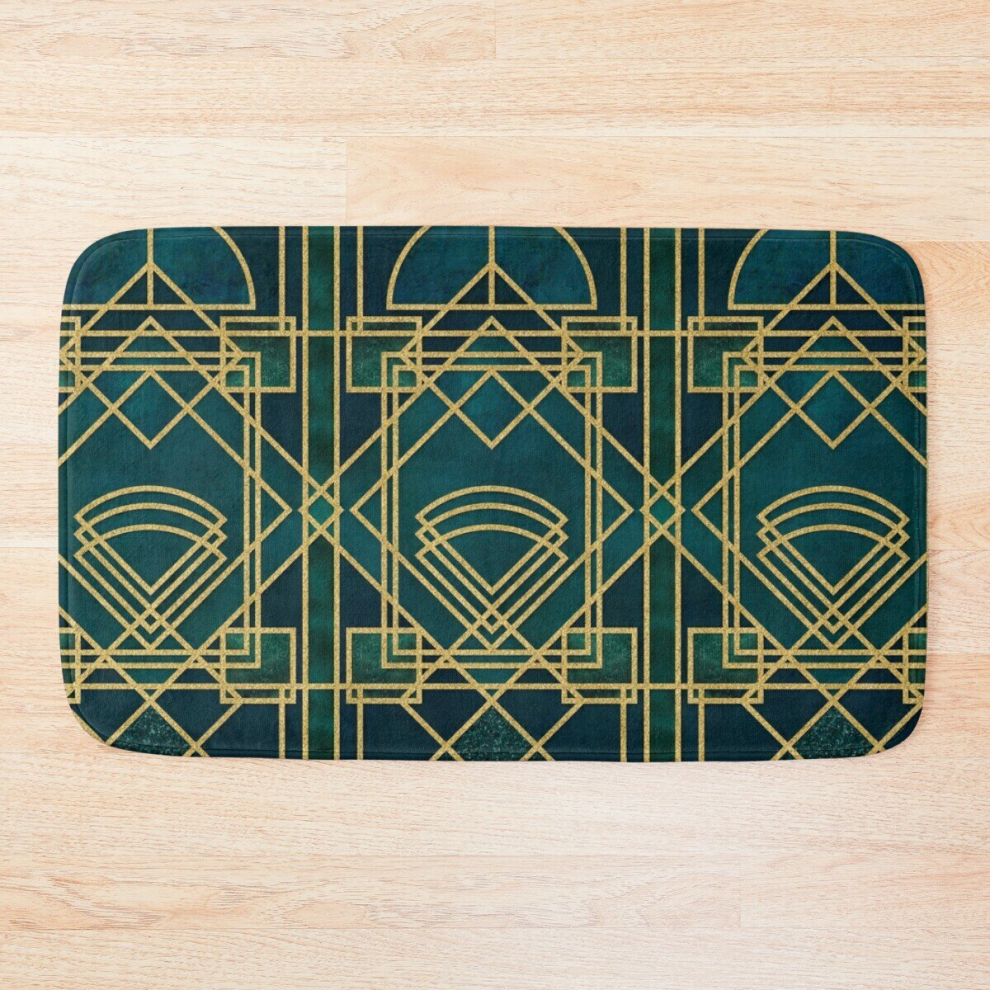 Bath Mat Art Deco Elegant Gatsby Style 20 x 31 inch Non-slip Bathroom-image-OPC-PCPZCKC-NEW