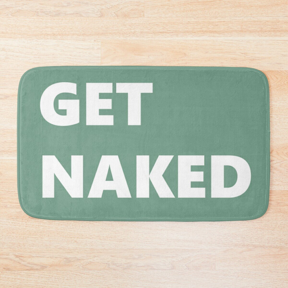 Bath Mat Get Naked 20 x 31 inch Non-slip Bathroom-image-OPC-PCPZCSB-NEW
