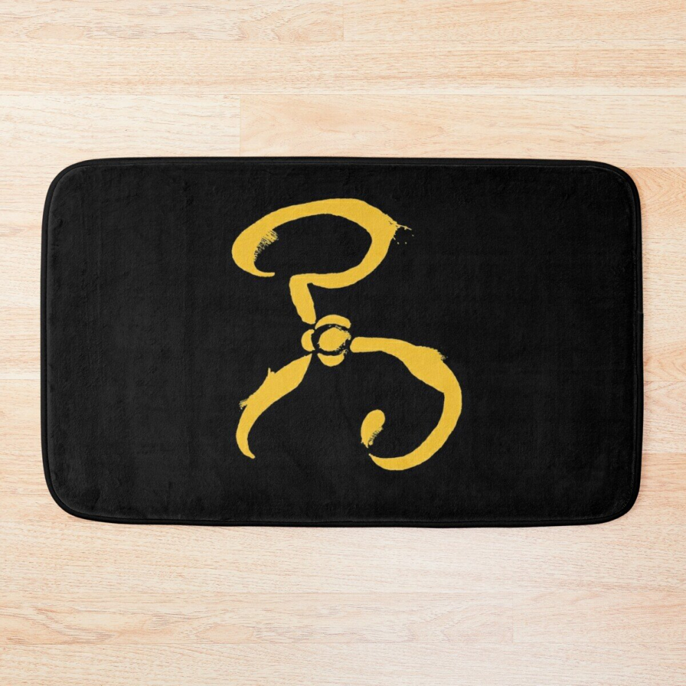 Bath Mat Call of Cthulhu - The Yellow Sign - In King's Gold 20 x 31 inch Non-slip Bathroom-image-OPC-PCPZDVB-NEW