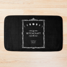 Bath Mat Witchcraft A Handbook of Magic Spells and Potions 20 x 31 inch Non-slip Bathroom