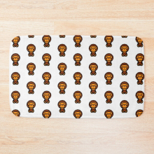 Bath Mat Baby Milo Pixelated 20 x 31 inch Non-slip Bathroom
