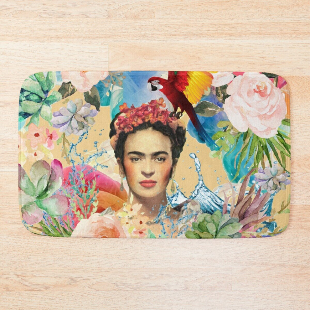 Bath Mat Frida Kahlo 20 x 31 inch Non-slip Bathroom