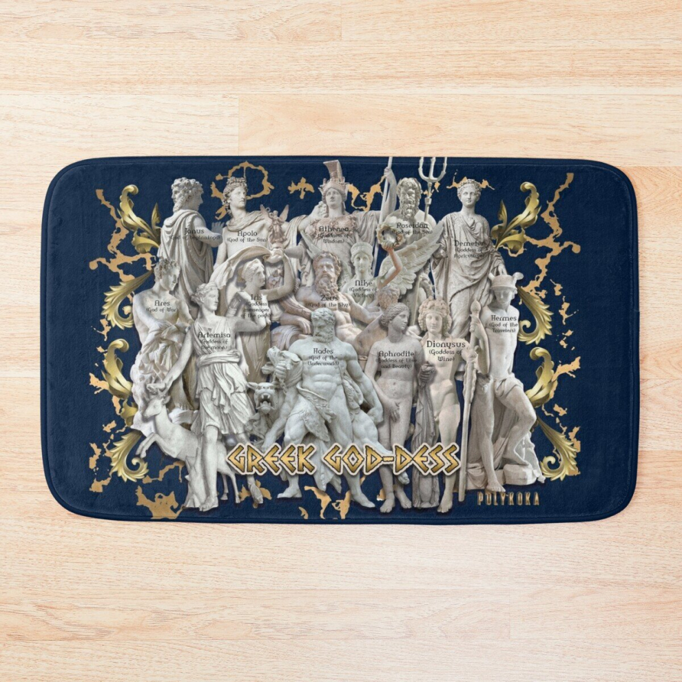 Bath Mat Greek Gods - Greek Gods 20 x 31 inch Non-slip Bathroom-image-OPC-PCPZFD5-NEW