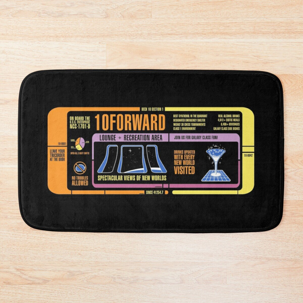 Bath Mat 10FORWARD 20 x 31 inch Non-slip Bathroom-image-OPC-PCPZFFW-NEW