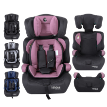 FableKids Child Car Seat | 5-Point Safety Harness | Group 1+2+3 for 9-36kg | Adjustable Headrest |Removable Backrest | Adjustable | Pink