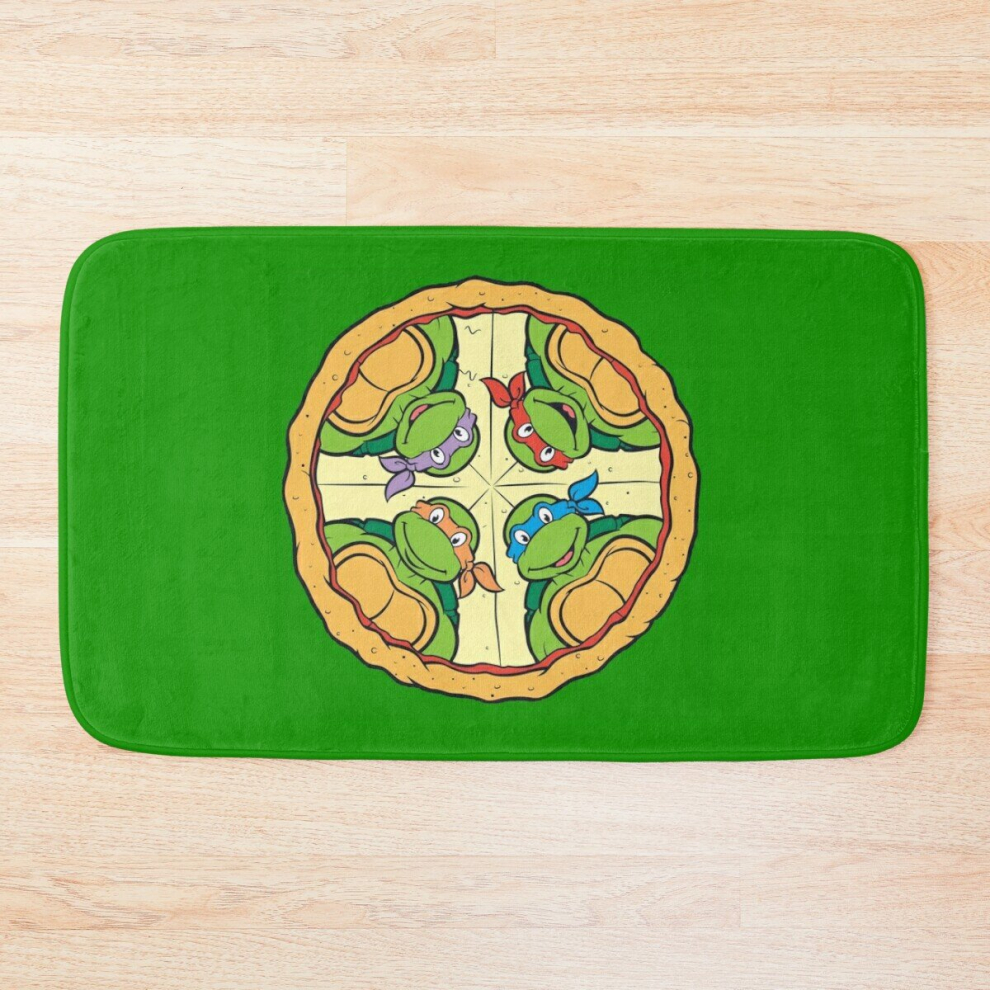 Bath Mat Pizza Time 20 x 31 inch Non-slip Bathroom-image-OPC-PCPZFNG-NEW