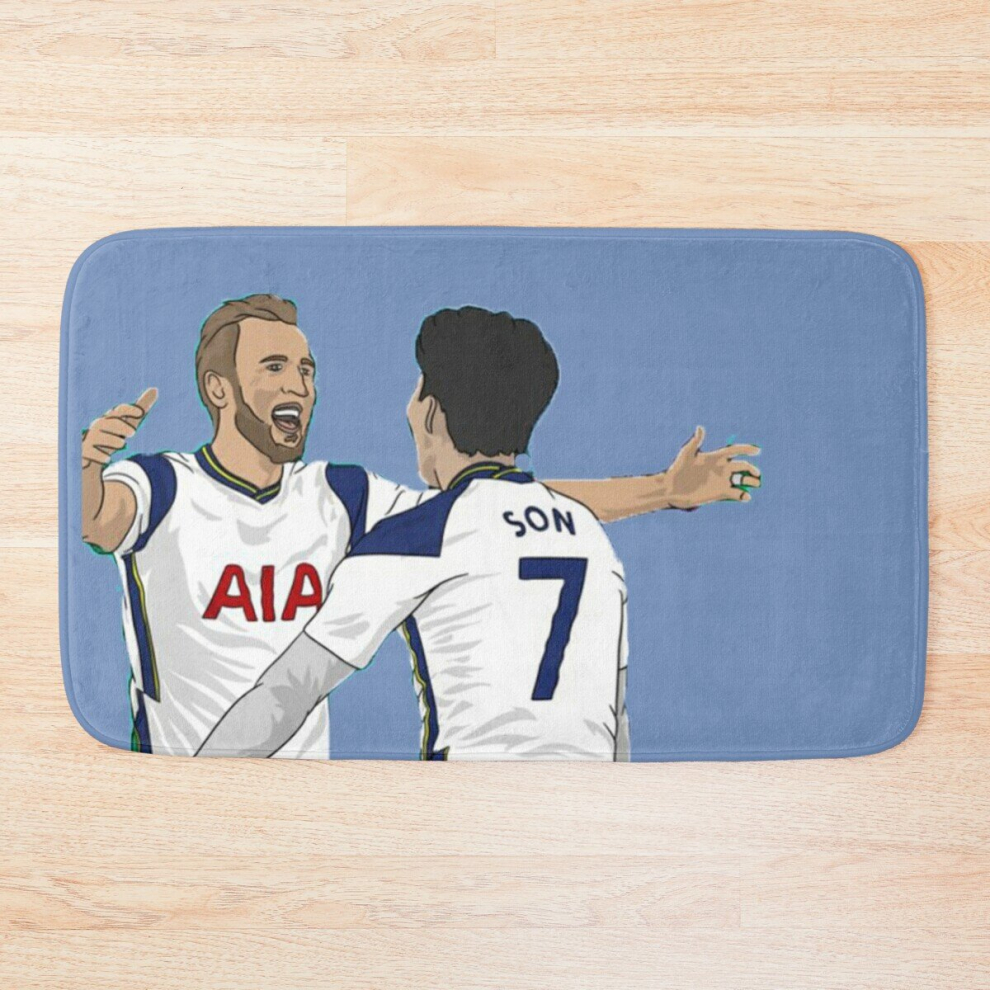 Bath Mat Harry Kane Heung-min Son - Tottenham 20 x 31 inch Non-slip Bathroom