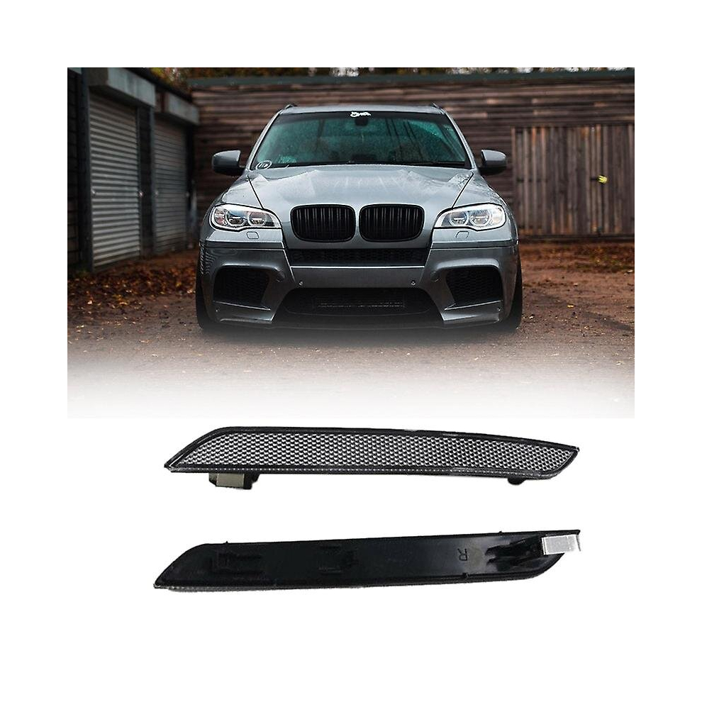 Car Front Bumper Side Marker Reflector Lamps For- E71 X6 2008-2014 E70 X5m 2010-2013 Car Styling Ac Amber 9444929367034
