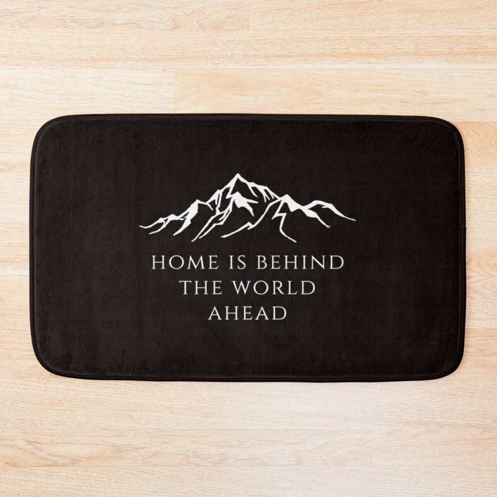 Bath Mat Home is behind the world ahead 20 x 31 inch Non-slip Bathroom-image-OPC-PCPZGQB-NEW