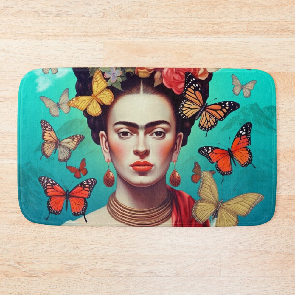 Bath Mat Frida Kahlo 4 20 x 31 inch Non-slip Bathroom