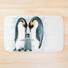 Bath Mat Penguins 20 x 31 inch Non-slip Bathroom