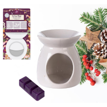 Christmas Wax Melts and Burner Set Mulled Wine Scented Wax Melts