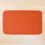 Bath Mat Burnt Orange Solid Color 20 x 31 inch Non-slip Bathroom 1